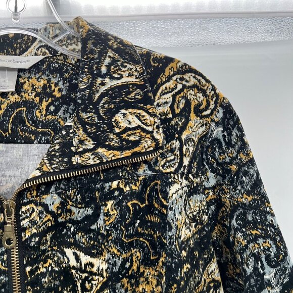 Christopher & Banks Women's Full Zip Jacket Multicolor Print Size Large - Picture 5 of 9